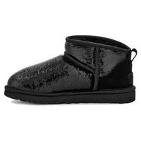 UGG  Classic Ultra Mini Boot Mirror Ball Black Women Sneakers 1151616-BLK 37 black