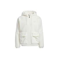 Adidas St Boa Hooded Zip Jacket With Embroidered Logo Men Outerwear White HR4442 XXL white