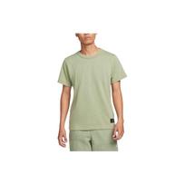 Nike Essential Solid Knit Short Sleeve T-Shirt Men Tops Olive-Green FN2646-386 XL beige
