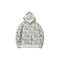 Li-Ning X Disney Mickey Mouse Full Print Pullover Hoodie Women Tops Milk-White AWDR494-3 L