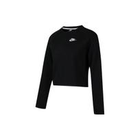 Nike Sportswear Tech Fleece Cropped Crew Sweatshirt Women Tops Black BV3452-010 XXL black