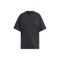 Adidas X Stella Mccartney Co-Branded Solid Color Logo Loose Round Neck Short Sleeve T-Shirt Women Tops Black IB6854 L