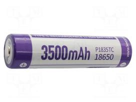Re-battery: Li-Ion | 3.6V | 3500mAh | Socket USB | Ø18.7x72mm | 8A