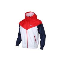 Nike Sportswear Windrunner Color Block gobtuvu striukė vyrams, raudona, balta AR2192-104 M