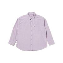 Levis Solid Color Corduroy Loose Long Sleeve Shirt Men shirts Light-Purple A1915-0007 L