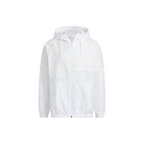 Adidas Neo Vibe Collective Windbreaker Solid Color Loose Fit Hooded Sports Jacket Unisex Jacket White IA6741 XXL white