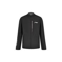 Li-Ning Breathable Sweat-Absorbing Zip-Up Long Sleeve Windbreaker Unisex outerwear Black AFDU465-1 L black