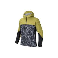 Anta X National Geographic Outdoor Series Color Block Hooded Outdoor Jacket Men Jacket New-Green Printed 152416612-2 L beige