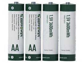 Re-battery: Li-Ion | AA | 1.5V | 2400mAh | blister | 4pcs.