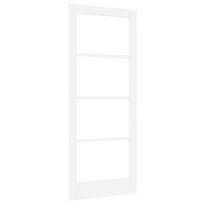 us Durys su Stiklu "ORKDAL" Balta 83x202x4 cm