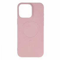 Liquid Silicone maciņš ar MagSafe atbalstu telefonam iPhone 16 Pro rozā