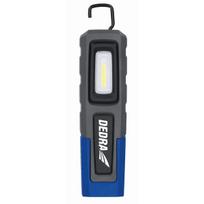 Įrankiai ir matavimo prietaisai // Įrankių, priedų naujienos // Latarka cob led + smd led + uv, 400lm, haczyk, magnes