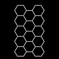 Žaidimų zona | PC | Konsolės | Priedai // Žaislai ir žaidimai vaikams // ZD211E LAMA LED 14 HEXAGONÓW 234X405CM