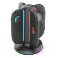 iPega SW2052 Charger Dock with RGB for JoyCon Controllers Nintendo Switch 2 / black