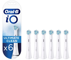 Oral-B iO Ultimate Clean x6 Toothbrush Heads, White