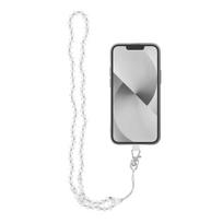 Riff Crystal Phone lanyard / pendant / cord length 74cm (37cm in the loop) / on neck White