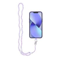 Riff Crystal Phone lanyard / pendant / cord length 74cm (37cm in the loop) / on neck Purple