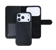 Rixus Duo Magnetic Detachable Wallet For Apple iPhone 17 Pro Black