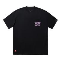 Li Ning X Billionaire Boys Club Kolaboracija Skateboard Serija Raidžių Spaudas Patogūs Laisvi Trumpomis Rankovėmis Marškinėliai Vyrams Viršūnės Juodi AHSUC09-3 S black