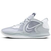 Nike Kyrie 5 Low TB EP Round Toe Comfortable Non-Slip Durable Low-Top Basketball Shoes Men sneaker Gray White DX6565-001 47.5