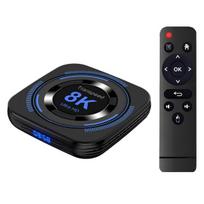 Išmaniojo (Smart TV) ir televizoriaus priedas TV Box Allwinner H618 Android 12, WiFi, dviejų dažnių, 8K/4K, Bluetooth, valdymas balsu