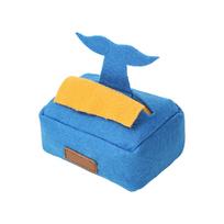 Snuffle  Dispenser Toy, Interactive Hide-and-Seek Tissue Box Puzzle For Dogs, Encourages Natural Foraging Skills One Size mėlyna