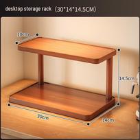 Desktop Tea Cup Rack: Small Curio Shelf for Chinese Purple Clay Teapots