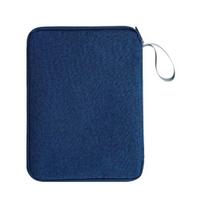 10.9/12.9-Inch Tablet Sleeve Bag for Case with Splash-proof Tablet Slim iPad Portable Pen Holder Solid 11 tamsiai mėlyna spalva
