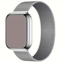 Magnetinė metalinė apyrankė Apple laikrodžiui,  Sidabrinis