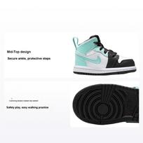 Air Jordan 1 Mid TD Tropical Twist Baby Sneakers Green White Black 640735-132 22 white