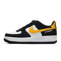 Nike Air Force 1 LV8 GS Black White Dark Sulfur Kids Sneakers DH9597-002 38