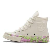 Converse  Chuck 70 High Crafted Florals Women Sneakers Cream Egret Beyond-Pink A01187C 36.5 white
