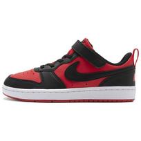 Nike Court Borough Low Recraft TD Black University Red Baby Sneakers White DV5458-600 23.5