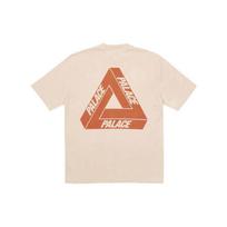 Palace Reacto Tri-Ferg T-Shirt Orange Unisex Tops P24ES033 M brown