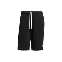 Adidas Neo Solid Color Casual Straight-Leg Shorts Unisex Bottoms Black HS6819 XS