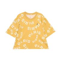 Jordan Paris Saint-Germain Boxy Casual Short-Sleeve Crewneck T-Shirt Women Tops Gold CU5697-723 XL
