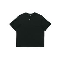 Nike Sportswear Essentials Embroidered Logo Short Sleeve T-Shirt Women Tops Black CT2587-010 S black