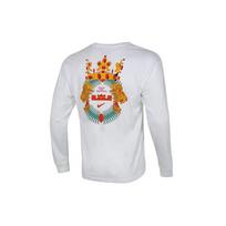 Nike LeBron James Lion Print Long Sleeve T-Shirt Men Tops White DM2465-100 XXL