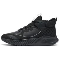 Li-Ning Soft Zero Wntr Mid-Top Running Shoes Men Sneakers Black AGLR237-5 45