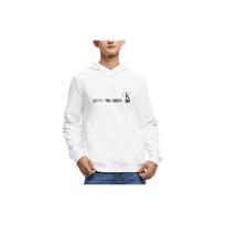 Calvin Klein Casual Minimalist Printed Letter Fashion Fleece Hoodie Men hoodies White 40KC404-YAA S white