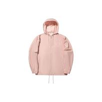 Li Ning Vital Series Embroidered Loose Hooded Sports Windbreaker Unisex Outerwear New-Misty-Rose-Pink AFDU259-4 XL