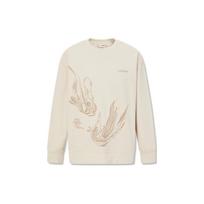 Levis Dunhuang Series Dun Mural Print Round Neck Sweatshirt Men Sweatshirt White A7779-0001 S