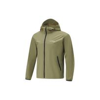 Li Ning Ledo Smėlio UV Apsauga Atsparus Vandeniui Kvėpuojantis Vėjui Atsparus Lauko Laisvalaikio Gobtuvas Vyriški Viršutiniai Drabužiai Karinio Stiliaus Žalias AFDU677-2 M gray