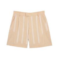 Puma Apres Court Striped Design Loose Mid Waist Casual Shorts Unisex Shorts Soft-Sand 628236-32 S