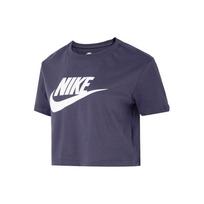 Nike Sportswear Essential Short Sleeve T-Shirt Women Tops Purple BV6176-015 L blue