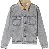 Levis Vintage Lapel Denim Jacket Unisex jackets Gray A0640-0001 XL