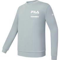 FILA 2023 Autumn New Basic Sports Running Long Sleeve Pullover Fitness Top Men tops Blue Gray A11M341204FBU M gray