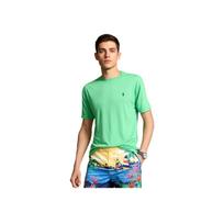Polo Ralph Lauren Solid Color Pony Embroidered Crew Neck Short Sleeve T-Shirt Men Tops Green 710865767-017 L