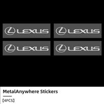 3D Metalinis Automobilio Emblema Raidė Dekoratyviniai Lipdukai Ženklelis Decal For Lexus F SPORT ES ES300 GS IS GS200 LS LX570 RX300 IS250 LX NX UX
