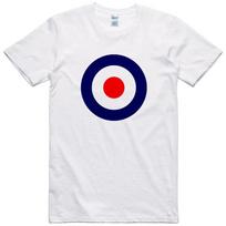Mod Target T Shirt Skooterboys Mens Era 1970's Regular Fit 100% Cotton Tee sale@ Unisex T-Shirt S